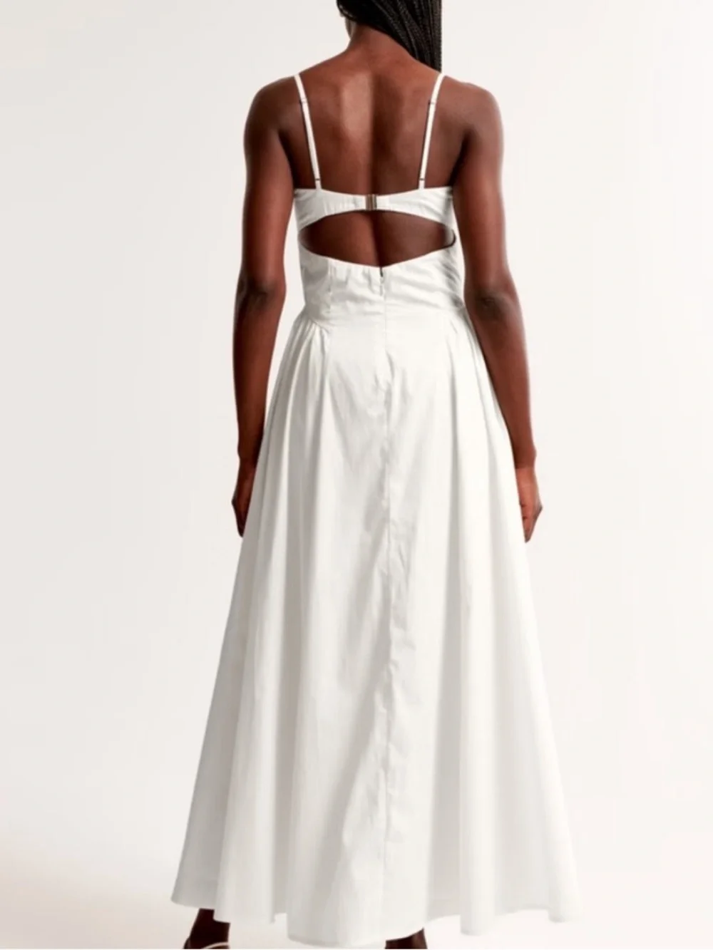 Gorgeous Abercrombie Maxi in White | Beachy, Flowing, 100% Cotton | Sz M - Picture 3 of 9
